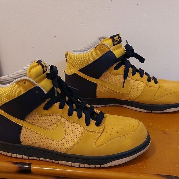 2008 Nike Dunk High Cal Bears Michigan 317982-771 - Picture 2 of 6